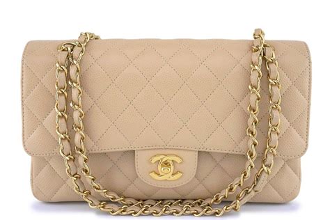 chanel beige clair classic flap|authentic Chanel classic flap bag.